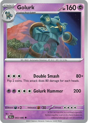 Image for Golurk (043/086) (SV: Black Bolt) - Pokemon
