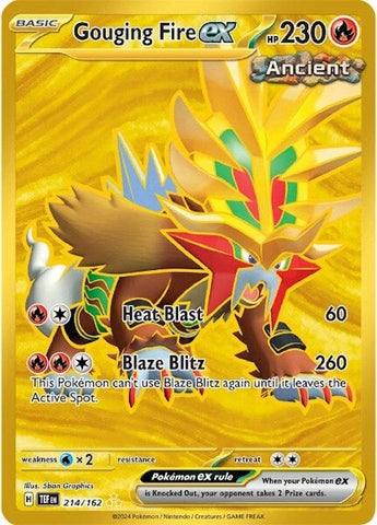 Image for Gouging Fire ex (214/162) (SV05: Temporal Forces) - Pokemon