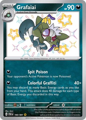 Image for Grafaiai (190/091) (SV: Paldean Fates) - Pokemon