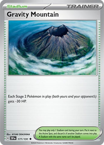 Image for Gravity Mountain (177/191) (SV08: Surging Sparks) - Pokemon