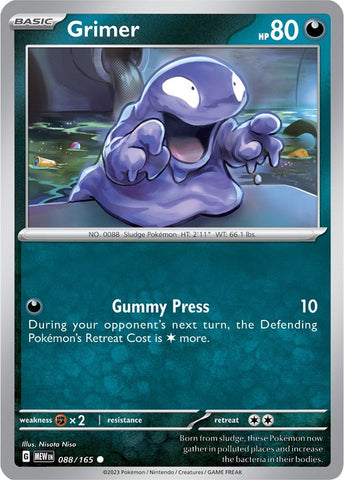 Image for Grimer (088/165) (SV: Scarlet & Violet 151) - Pokemon