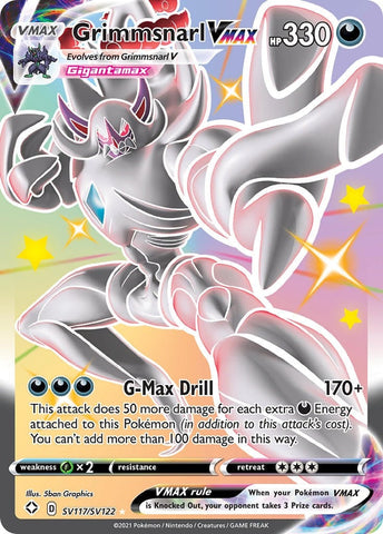 Image for Grimmsnarl VMAX (SV117/SV122) (Shining Fates: Shiny Vault) - Pokemon