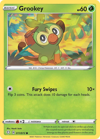 Image for Grookey (011/072) (Shining Fates) - Pokemon