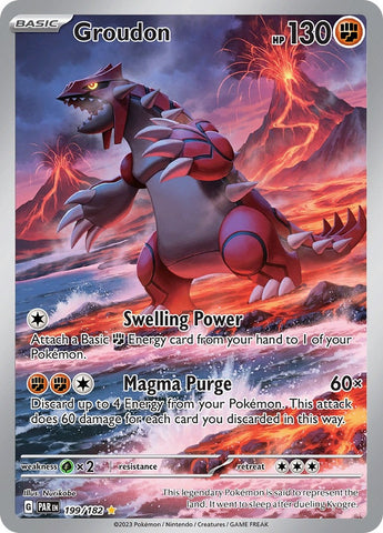 Image for Groudon (199/182) (SV04: Paradox Rift) - Pokemon