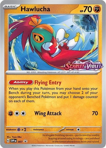 Image for Hawlucha - 007 (Prerelease) (007) (SV: Scarlet & Violet Promo Cards) - Pokemon