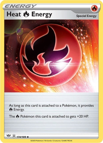 Image for Heat R Energy (174/189) (SWSH03: Darkness Ablaze) - Pokemon