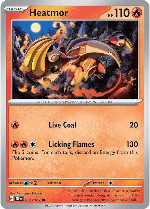 Image for Heatmor (031/162) (SV05: Temporal Forces) - Pokemon