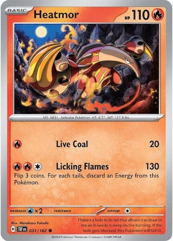 Image for Heatmor (031/162) (SV05: Temporal Forces) - Pokemon