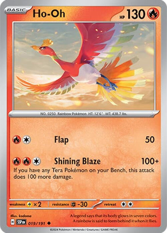 Image for Ho-Oh (019/191) (SV08: Surging Sparks) - Pokemon