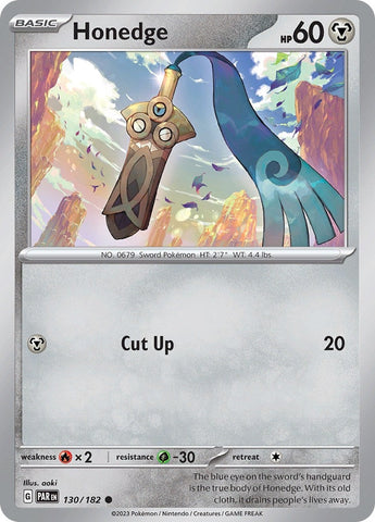 Image for Honedge (130/182) (SV04: Paradox Rift) - Pokemon