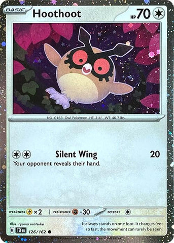 Image for Hoothoot - 126 (Cosmos Holo) (126/162) (SV: Scarlet & Violet Promo Cards) - Pokemon