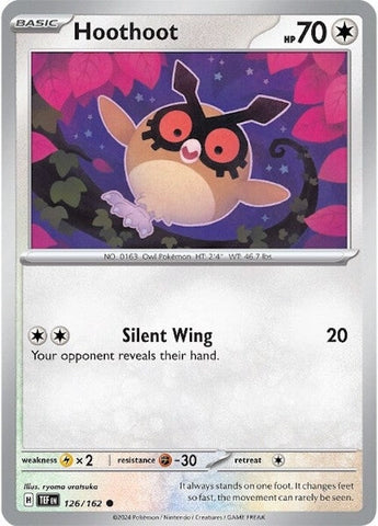 Image for Hoothoot (126/162) (SV05: Temporal Forces) - Pokemon