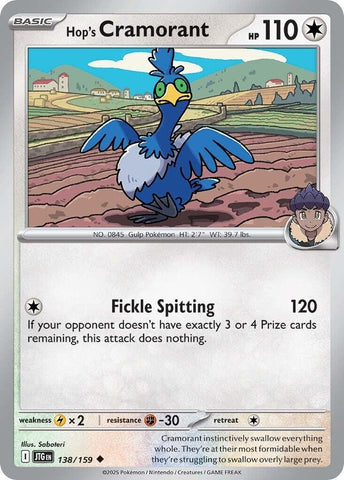 Image for Hop's Cramorant (138/159) (SV09: Journey Together) - Pokemon