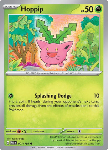 Image for Hoppip (001/193) (SV02: Paldea Evolved) - Pokemon
