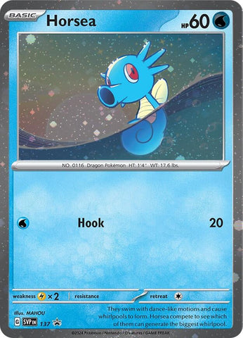 Image for Horsea - 137 (Cosmo Holo) (137) (SV: Scarlet & Violet Promo Cards) - Pokemon