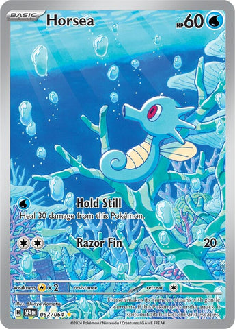 Image for Horsea (067/064) (SV: Shrouded Fable) - Pokemon