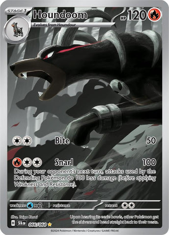 Image for Houndoom (066/064) (SV: Shrouded Fable) - Pokemon