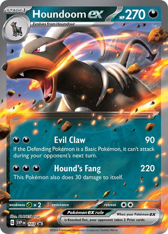 Image for Houndoom ex - 103 (103) (SV: Scarlet & Violet Promo Cards) - Pokemon