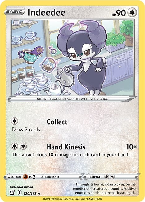 Image for Indeedee (120/163) (SWSH05: Battle Styles) - Pokemon