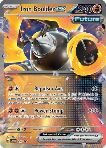 Image for Iron Boulder ex - 147 (147) (SV: Scarlet & Violet Promo Cards) - Pokemon