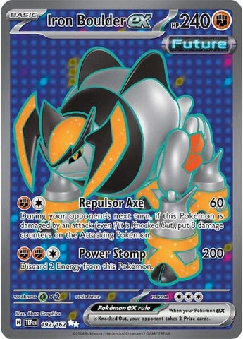 Image for Iron Boulder ex (192/162) (SV05: Temporal Forces) - Pokemon