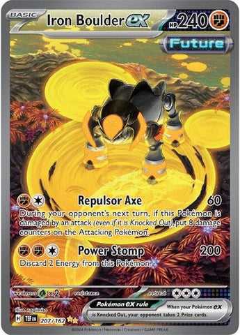 Image for Iron Boulder ex (207/162) (SV05: Temporal Forces) - Pokemon