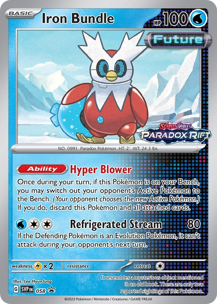 Image for Iron Bundle - 058 (Prerelease) (058) (SV: Scarlet & Violet Promo Cards) - Pokemon
