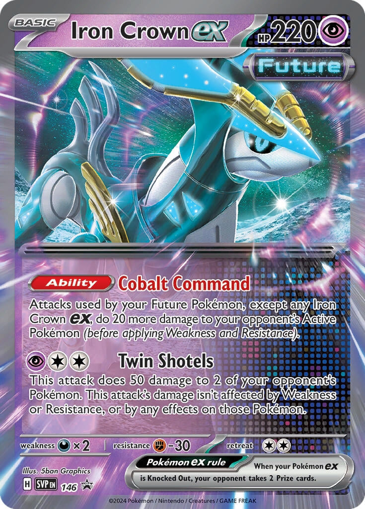 Image for Iron Crown ex - 146 (146) (SV: Scarlet & Violet Promo Cards) - Pokemon