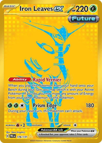 Image for Iron Leaves ex (176/131) (SV: Prismatic Evolutions) - Pokemon