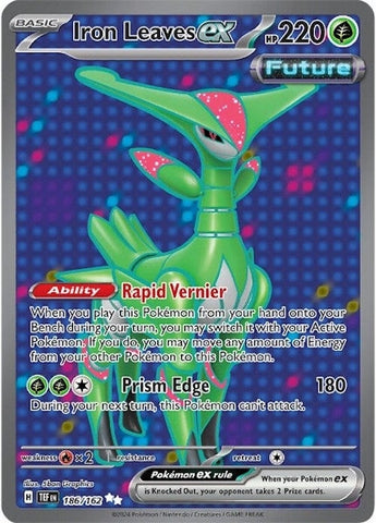 Image for Iron Leaves ex (186/162) (SV05: Temporal Forces) - Pokemon
