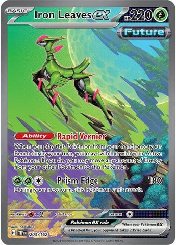 Image for Iron Leaves ex (203/162) (SV05: Temporal Forces) - Pokemon