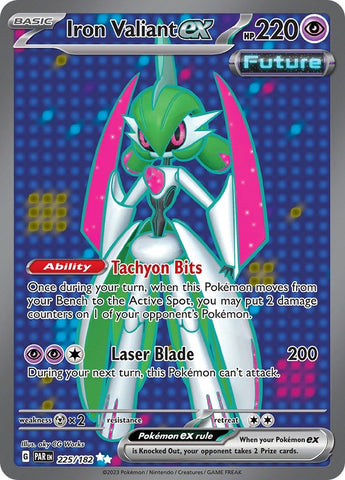 Image for Iron Valiant ex (225/182) (SV04: Paradox Rift) - Pokemon