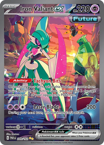 Image for Iron Valiant ex (249/182) (SV04: Paradox Rift) - Pokemon
