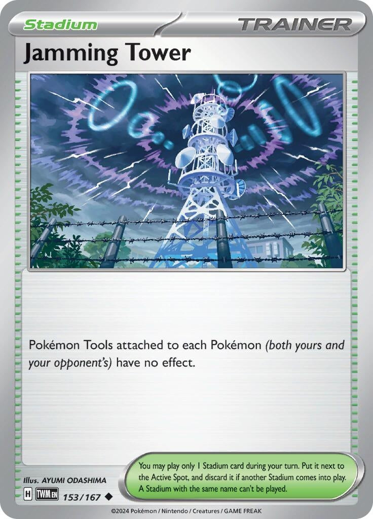 Image for Jamming Tower (153/167) (SV06: Twilight Masquerade) - Pokemon