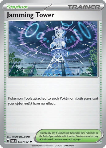 Image for Jamming Tower (153/167) (SV06: Twilight Masquerade) - Pokemon