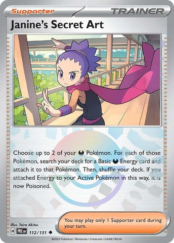 Image for Janine's Secret Art - 112/131 (Poke Ball Pattern) (112/131) (SV: Prismatic Evolutions) - Pokemon