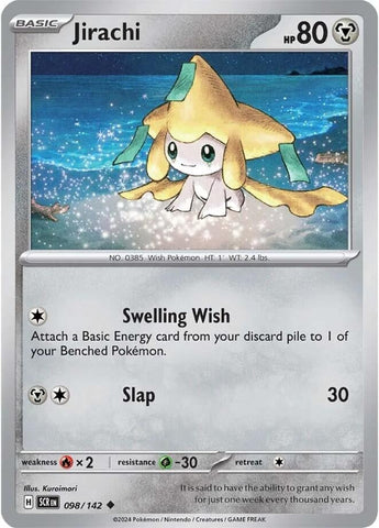 Image for Jirachi (098/142) (SV07: Stellar Crown) - Pokemon