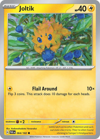 Image for Joltik (064/182) (SV04: Paradox Rift) - Pokemon