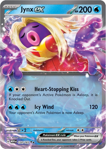 Image for Jynx ex (124/165) (SV: Scarlet & Violet 151) - Pokemon