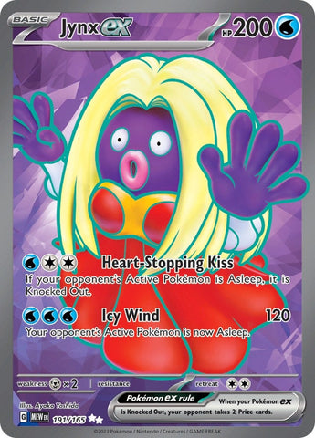 Image for Jynx ex (191/165) (SV: Scarlet & Violet 151) - Pokemon