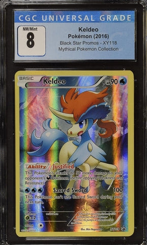 KELDEO - MYTHICAL POKEMON COLLECTION - CGC 8 Pokemon Single