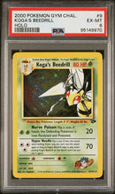 KOGA'S BEEDRILL - HOLO - GYM CHALLENGE - PSA 6 POKEMON Single