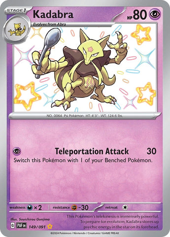 Image for Kadabra (149/091) (SV: Paldean Fates) - Pokemon