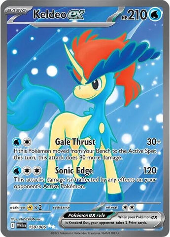 Image for Keldeo ex (159/086) (SV: White Flare) - Pokemon