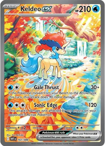 Image for Keldeo ex (167/086) (SV: White Flare) - Pokemon