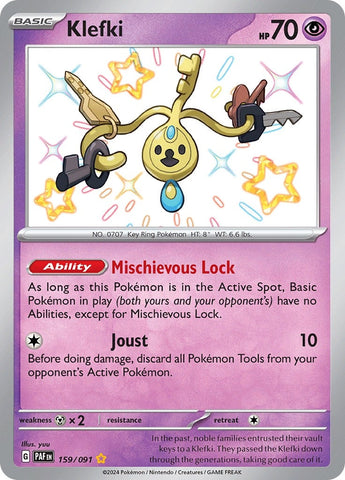 Image for Klefki (159/091) (SV: Paldean Fates) - Pokemon
