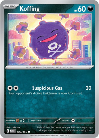 Image for Koffing (109/165) (SV: Scarlet & Violet 151) - Pokemon