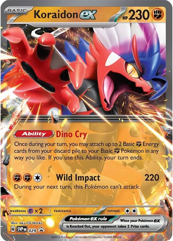 Image for Koraidon ex - 029 (029) (SV: Scarlet & Violet Promo Cards) - Pokemon