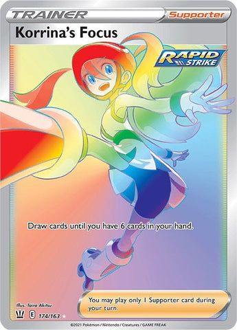 Image for Korrina's Focus (Secret) (174/163) (SWSH05: Battle Styles) - Pokemon