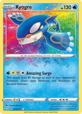 Image for Kyogre (021/072) (Shining Fates) - Pokemon